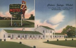 Prince George Motel Postcard