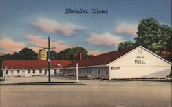 Shoreline Motel Postcard