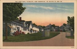 The Open Gate, On Routes 25 and 3A Plymouth, NH Postcard Postcard Postcard