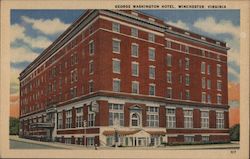 George Washington Hotel Winchester, VA Postcard Postcard Postcard