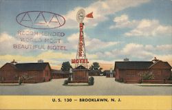 Melrose Motel Brooklawn, NJ Postcard Postcard Postcard