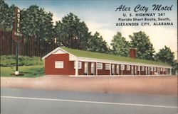 Alex City Motel Alexander City, AL Postcard Postcard Postcard