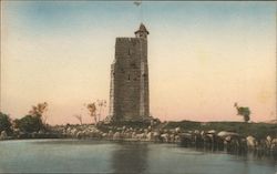 Albert K. Smiley Memorial and Reservoir, Sky Top Mohonk Lake, NY Postcard Postcard Postcard