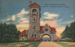 Smiley Testimonial Gateway, Entrance to Mohonk Lake, NY New York Postcard Postcard Postcard
