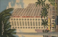 Miami Colonial Hotel Postcard