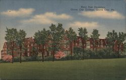 Mary Pew Dormitory Postcard