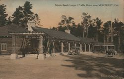 Pebble Beach Lodge, 17 Mile Drive Postcard