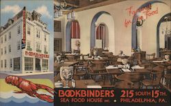 Bookbinders Seafood House Postcard