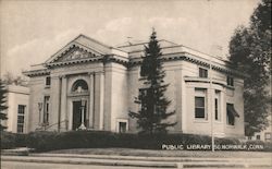 Public Library Postcard