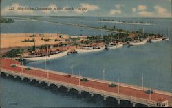MacArthur Causeway Miami Beach, FL Postcard Postcard Postcard