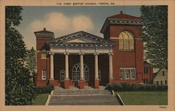 First Baptist Church Postcard