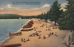 Camp-of-the-Woods on Lake Pleasant, in the Adirondacks Postcard