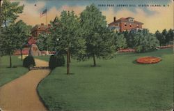 Hero Park on Grymes Hill Postcard