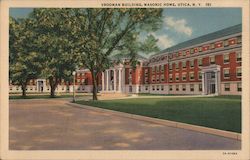 Vrooman Building, Masonic Home Utica, NY Postcard Postcard Postcard