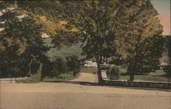 Entrance to Ekwanok Golf Club Postcard