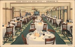 Park Cafe and Sea Grill Burlington, VT Postcard Postcard Postcard