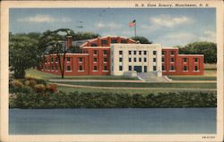 N.H. State Armory Postcard