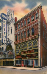 Adams House Restaurant Postcard