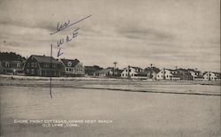 Shore Front Cottages, Hawks Nest Beach Postcard