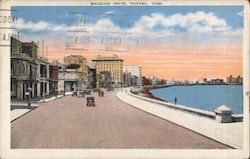 Malecon Drive Havana, Cuba Postcard Postcard Postcard