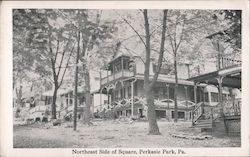 Northeast Side of Square Perkasie, PA Postcard Postcard Postcard