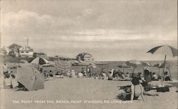 The Point from the Beach, Point O'Woods Postcard