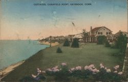 Cottages on Cornfield Point Postcard