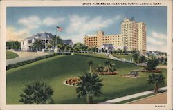 Sphn Park and Skyscrapers Postcard