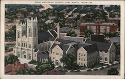 First Methodist Church Postcard