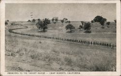 Parading to the Target Range, Camp Roberts Postcard