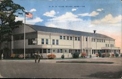 USO Club Biloxi, MS Postcard Postcard Postcard