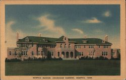 Memphis Museum, Chicksaw Gardens Postcard