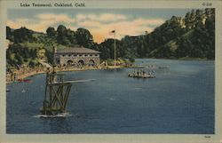 Lake Temescal Oakland, CA Postcard Postcard Postcard