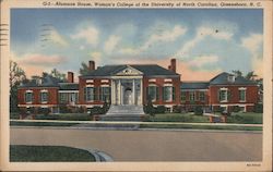 Alumnae House, Woman's College of the University of North Carolina Postcard