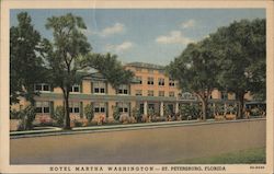 Hotel Martha Washington Postcard