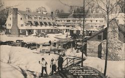 Enjoying Winter at Jug End Barn Postcard