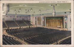 Interior Convention Hall Postcard