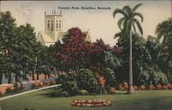 Victoria Park Hamilton, Bermuda Postcard Postcard Postcard