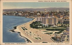 National Hotel - Maine Memorial Postcard