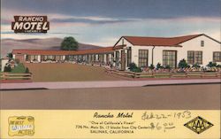 Rancho Motel Postcard