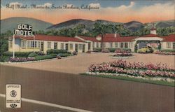 Gulf Motel - Montecito Postcard