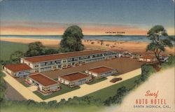 Surf Auto Hotel Postcard