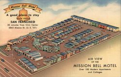 Mission Bell Motel Postcard