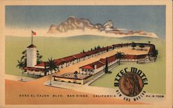 Aztec Motel Postcard