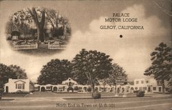 Palace Motor Lodge Gilroy, CA Postcard Postcard Postcard