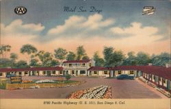 Motel San Diego Postcard