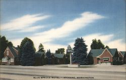 Blue Spruce Motel Postcard