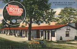 Adobe Motel Donnelsville, OH Postcard Postcard Postcard