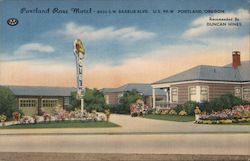 Portland Rose Motel Postcard