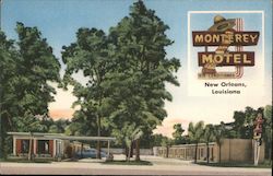 Monterey Motel Postcard